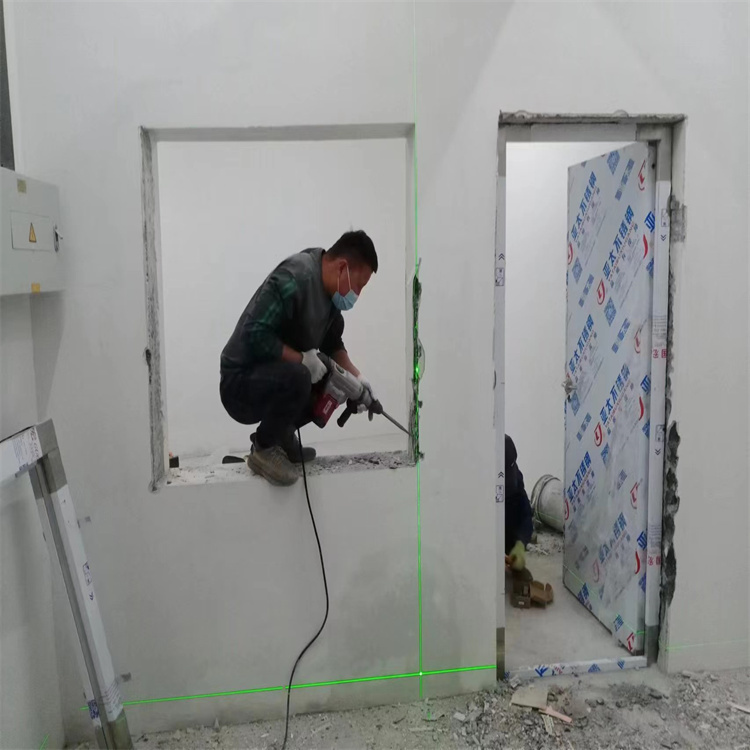 九江铅门安装过程